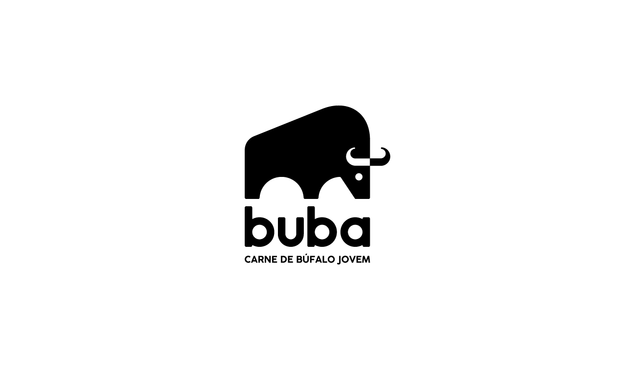 Criação de identidade visual para a marca de carnes de búfalo Buba Búfalo