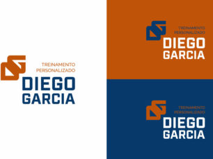 Criação de identidade visual logitipo marca para Diego Garcia persinal trainer educador físico de Uruguaiana