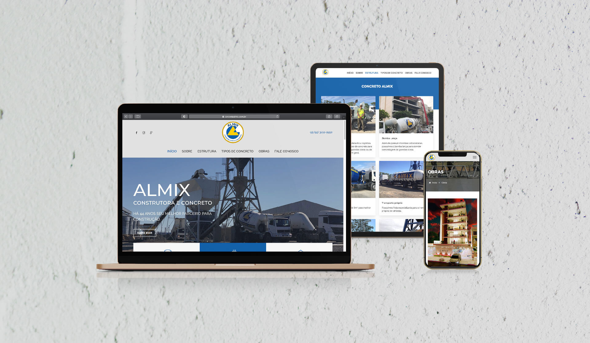 concreto almix uruguaiana site