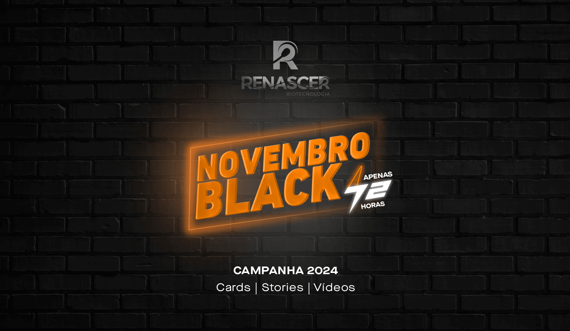 criação de marca para novembro black renascer 2024