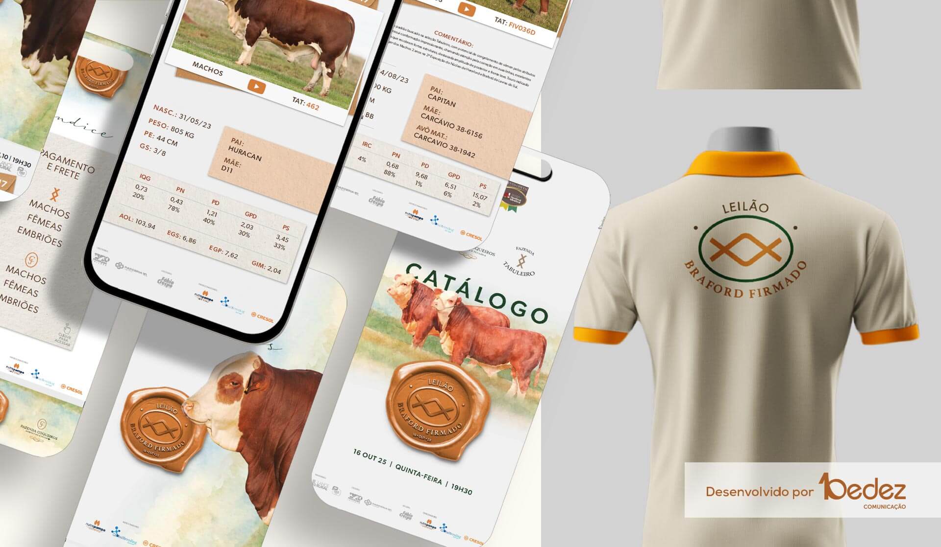 catálogo digital de animais leilão Braford Firmado